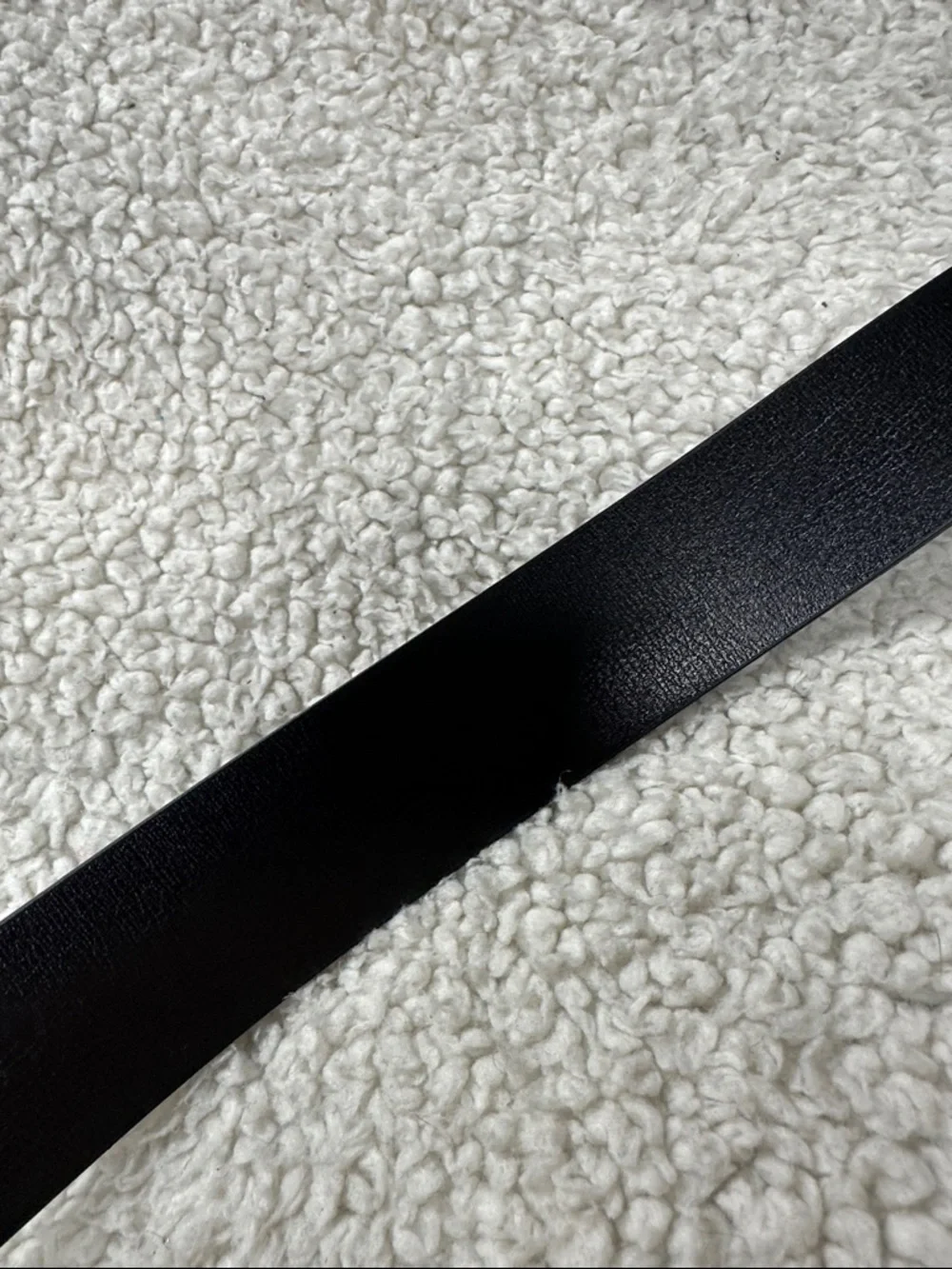 NWOT Black Rachet Belt,Vegan Leather Sleek Matte Black, Silver accent Buckle 48